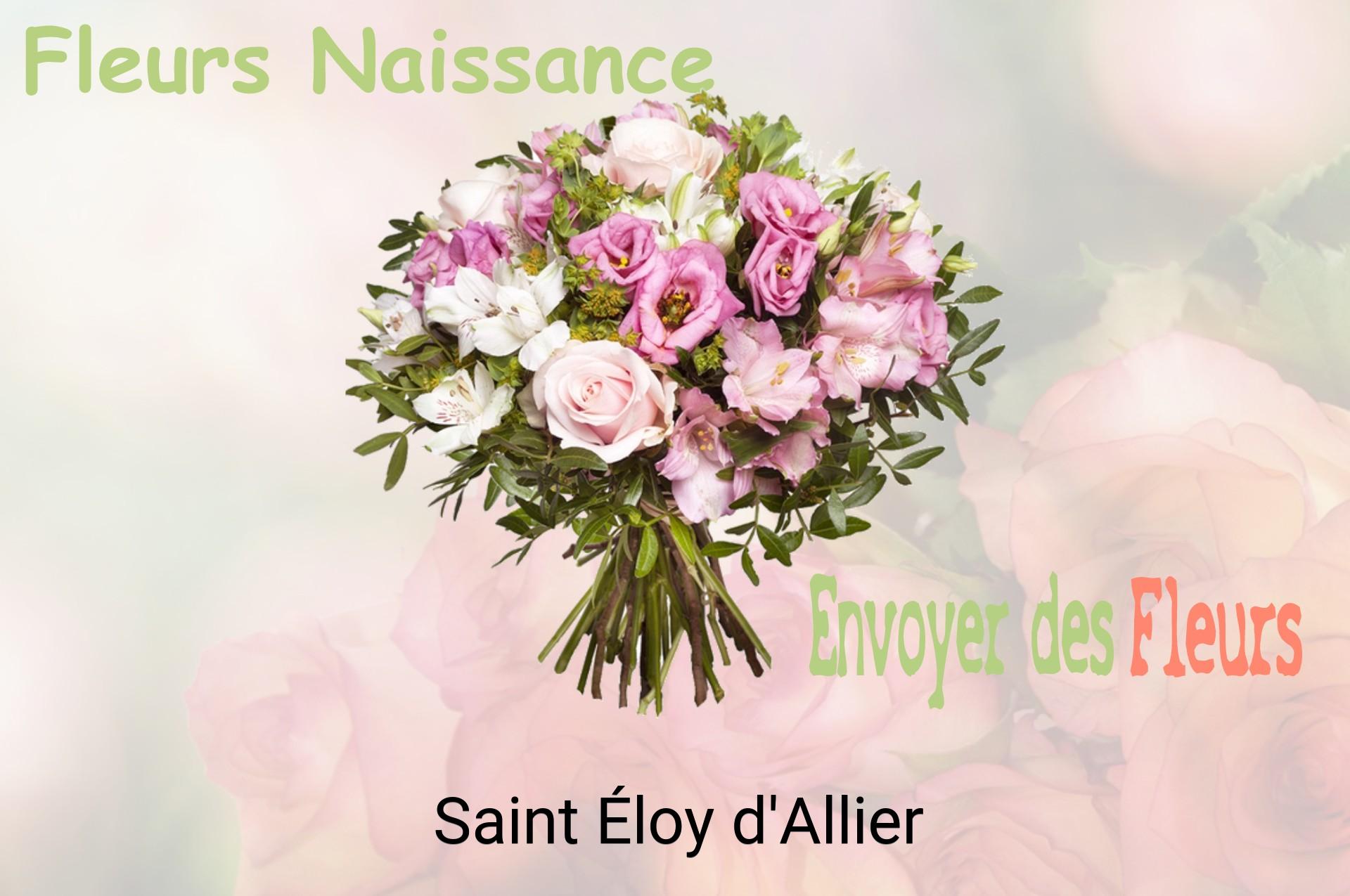 Bouquet de fleurs de naissance livré à Saint-Éloy-d'Allier